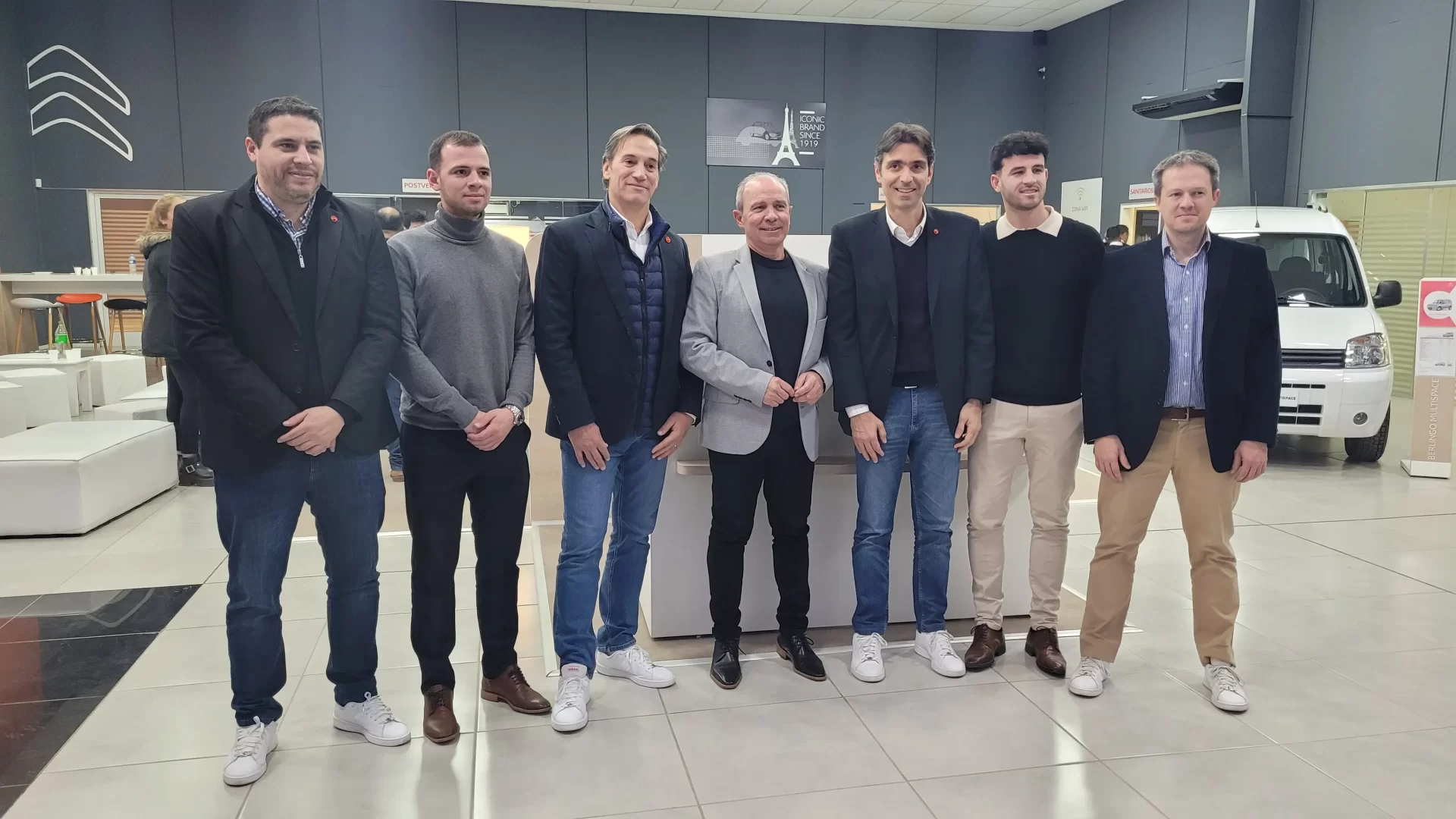 Citroën Le Parc recibió en Villa María a las máximas autoridades de la marca en el país