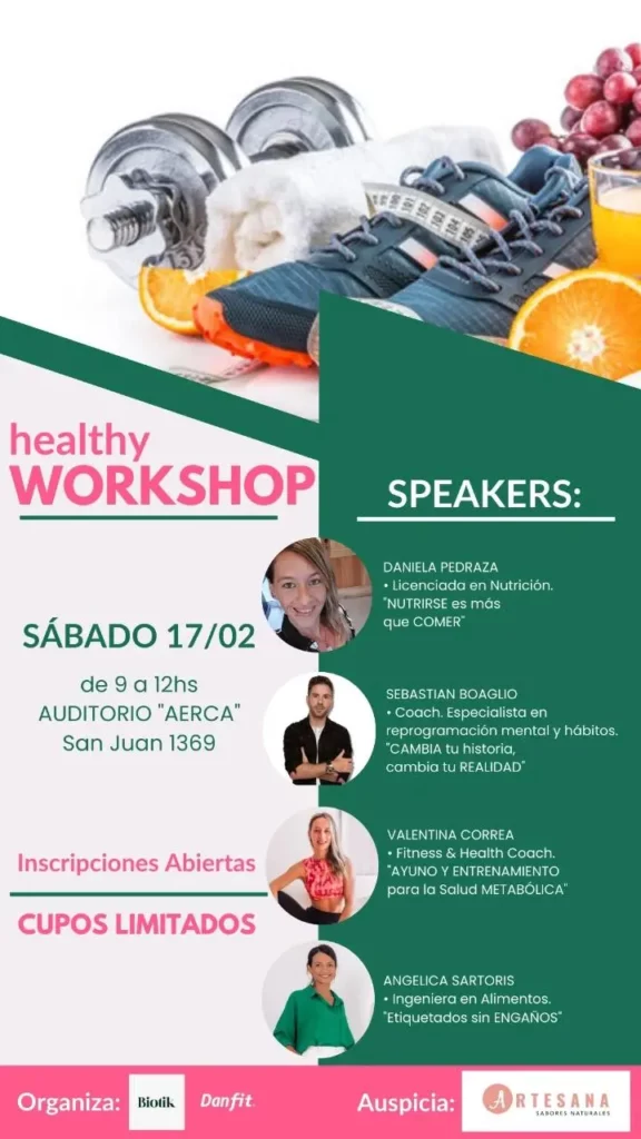 Dos empresas se unen para organizar un “healthy” workshop